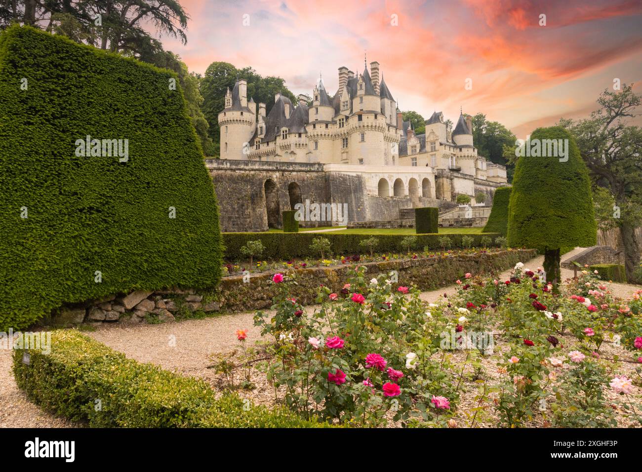 Château d'Ussé Foto Stock