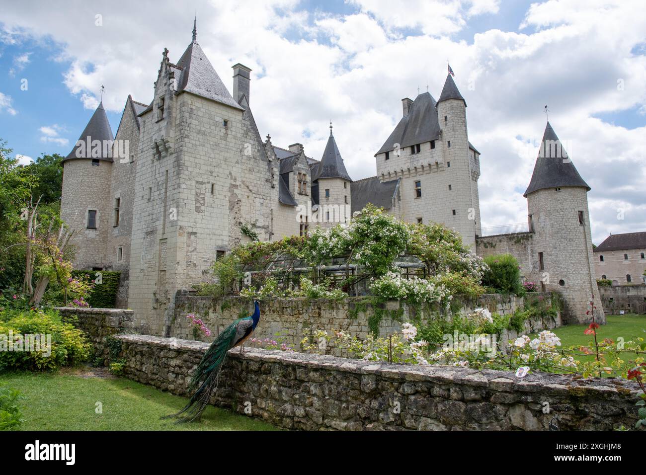 Château du Rivau Foto Stock