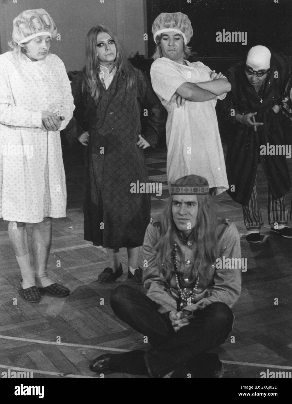 Heatre / Theatre, musical, 'Hair', versione tedesca, regista: Werner Schmid, BERTRAND CASTELLI, DIRITTI AGGIUNTIVI-AUTORIZZAZIONE-INFO-NON-DISPONIBILE Foto Stock