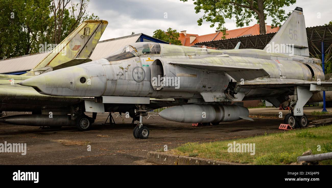 Aereo militare, aereo da combattimento, caccia all'aeronautica Foto Stock