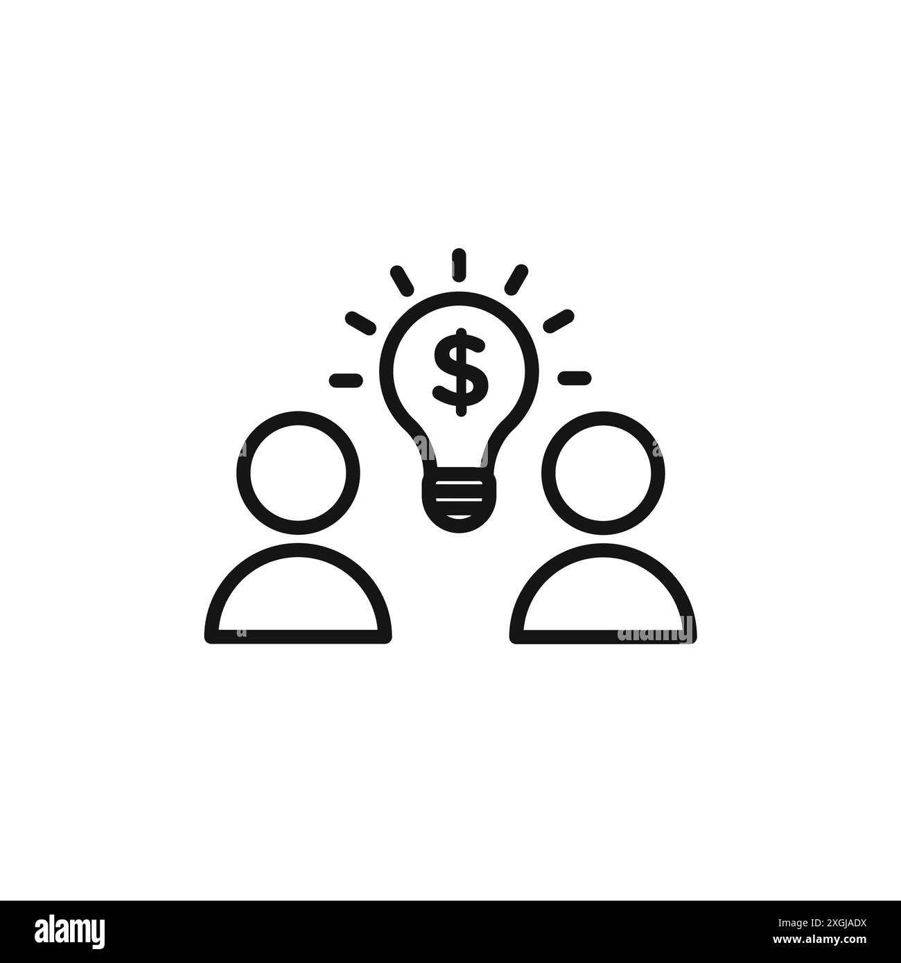 Collezione di set di logo vettoriali di idee aziendali per l'interfaccia utente dell'app Web Illustrazione Vettoriale