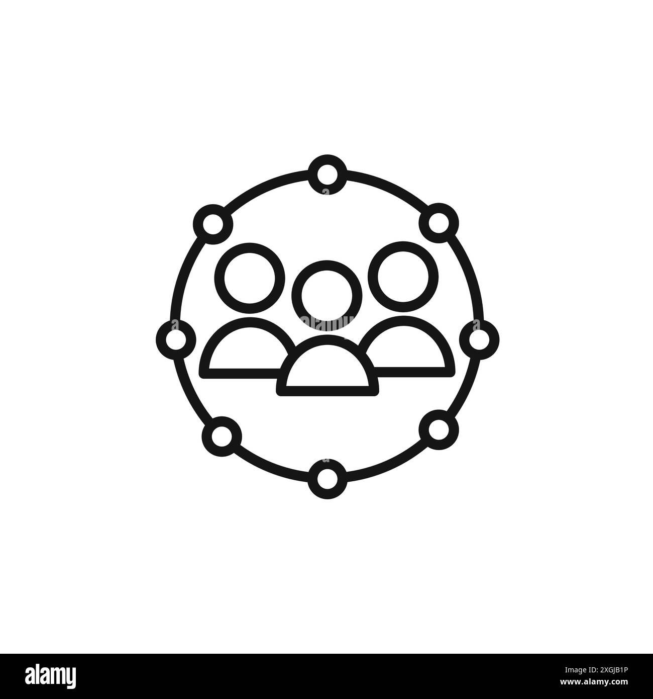 collezione di set di logo vettoriali per l'interfaccia utente dell'app web Illustrazione Vettoriale
