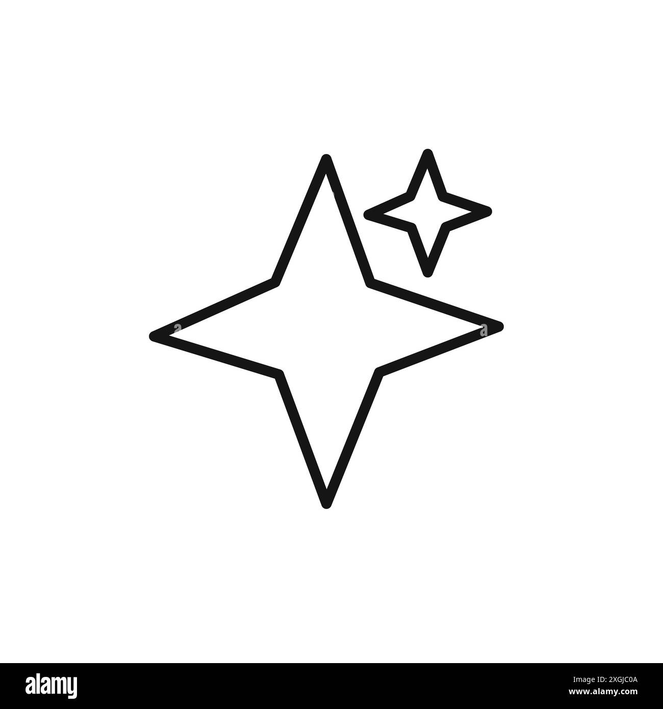 Set di logo Diamond Star Icon Vector per l'interfaccia utente dell'app Web Illustrazione Vettoriale