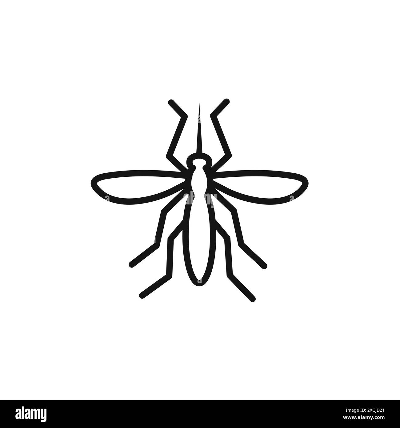 raccolta di logo vettoriale dell'icona malaria per l'interfaccia utente dell'app web Illustrazione Vettoriale