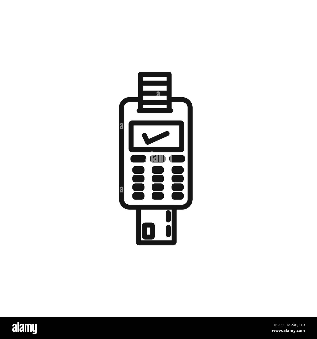 raccolta di set di logo vettoriali dell'icona del terminale pos per l'interfaccia utente dell'app web Illustrazione Vettoriale