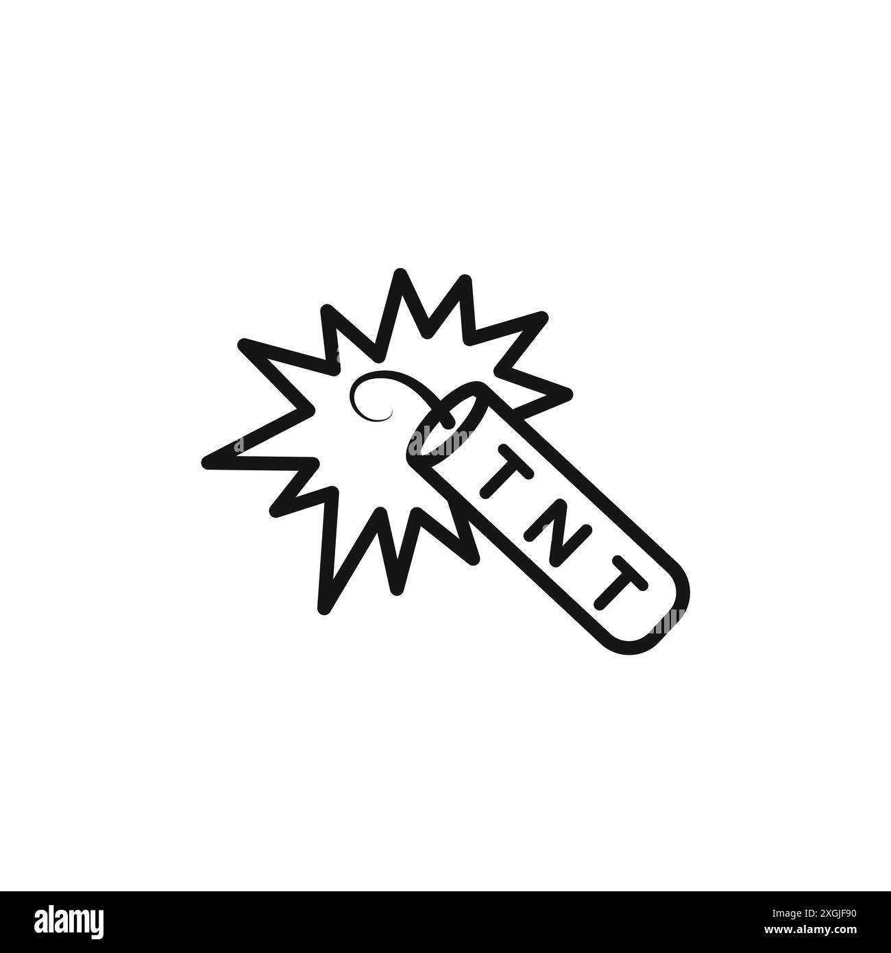 Collezione di set di logo TNT Dynamite Icon Vector per l'interfaccia utente dell'app Web Illustrazione Vettoriale