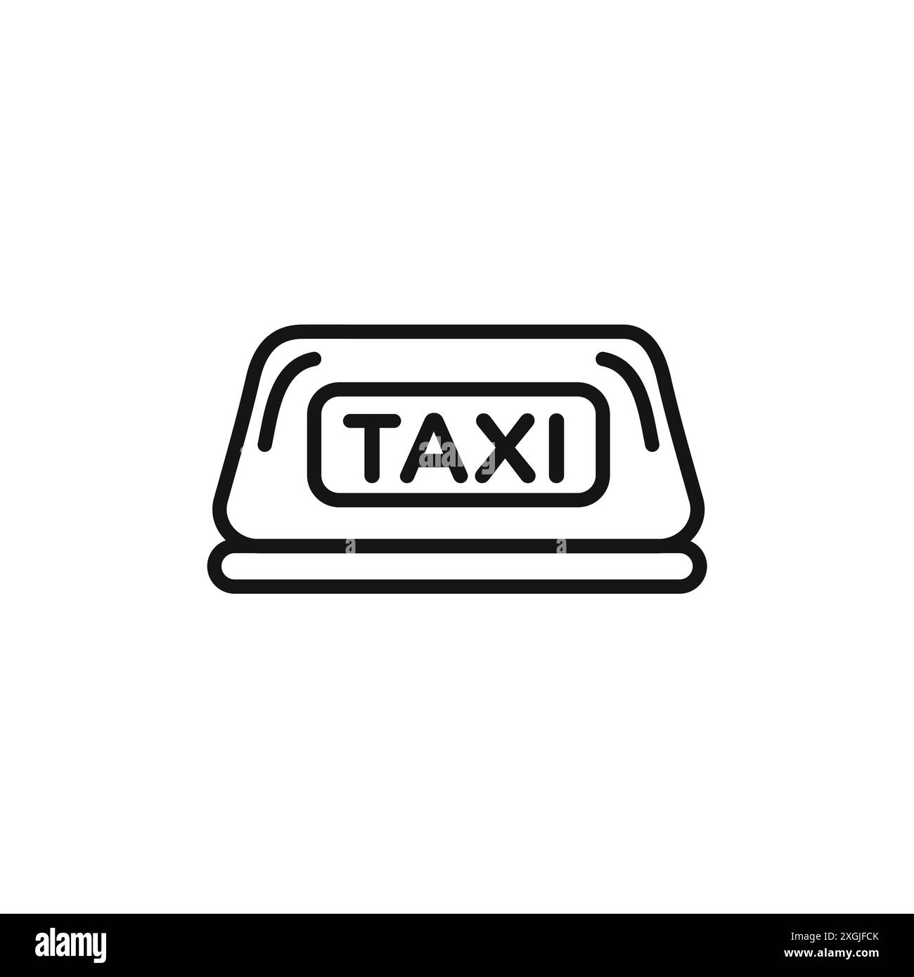 Collezione di set di logo vettoriale icona lampada taxi per l'interfaccia utente dell'app Web Illustrazione Vettoriale