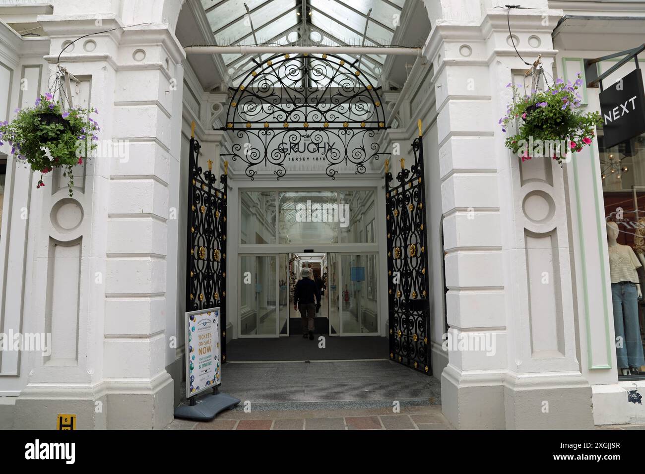 De Gruchy, grande magazzino di lusso a Saint Helier, Jersey Foto Stock