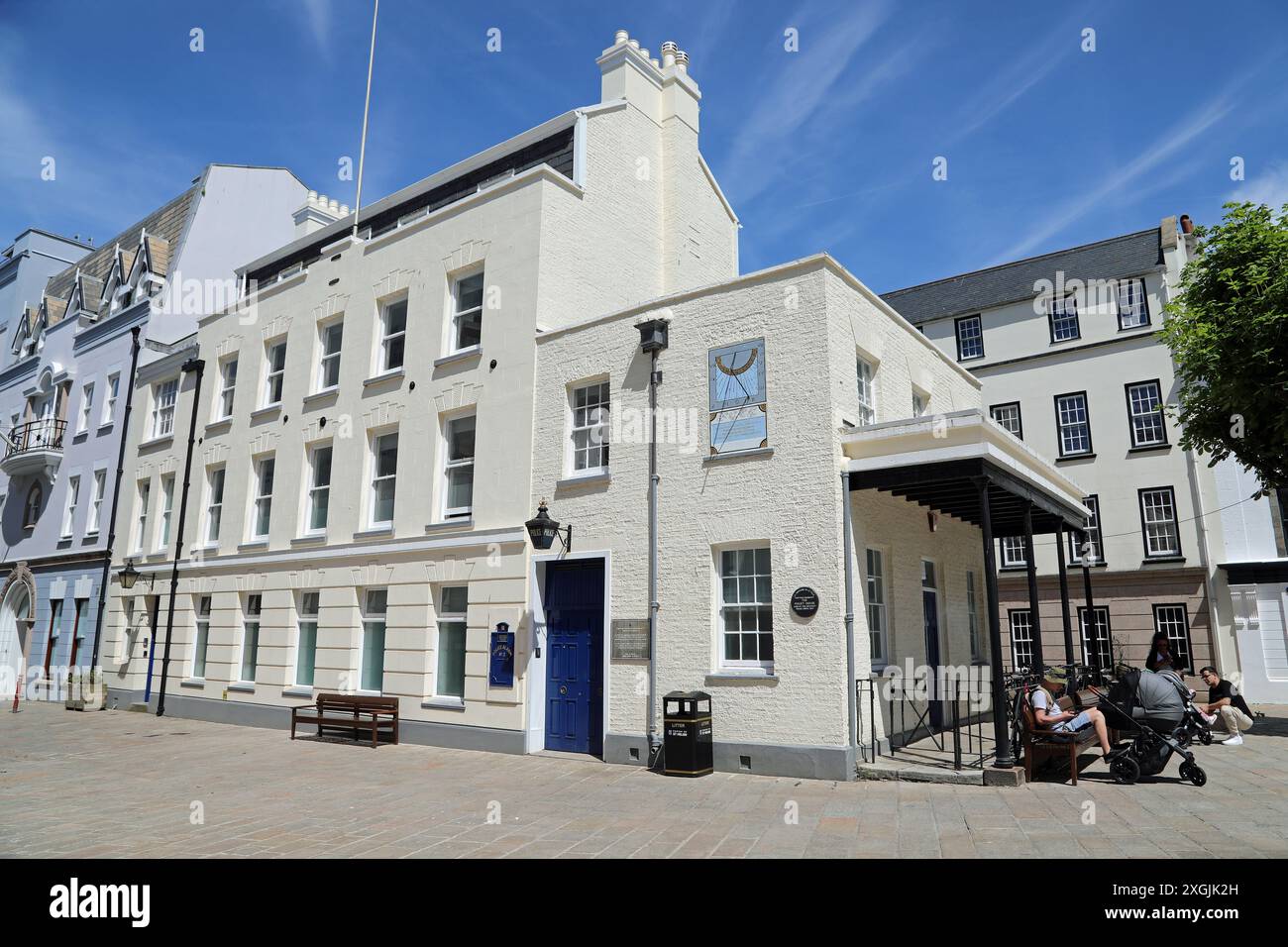 L'Old Guard House a Saint Helier nel Jersey Foto Stock