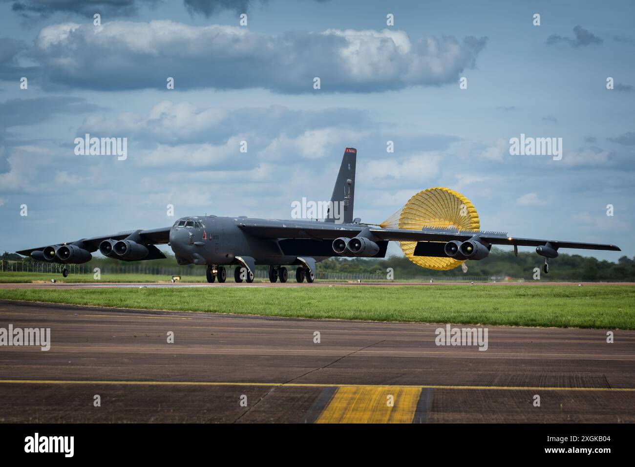 Boeing B-52 Stratofortress bombardiere a lungo raggio a RAF Fairford. Foto Stock