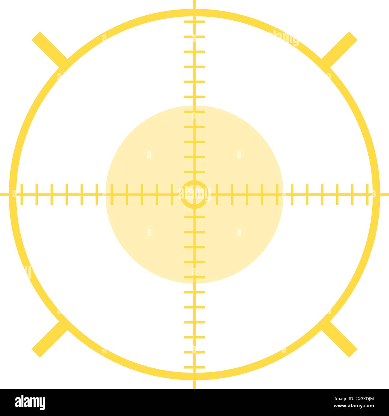 incorniciare futuristica illustrazione vettoriale del cartone animato aim Illustrazione Vettoriale