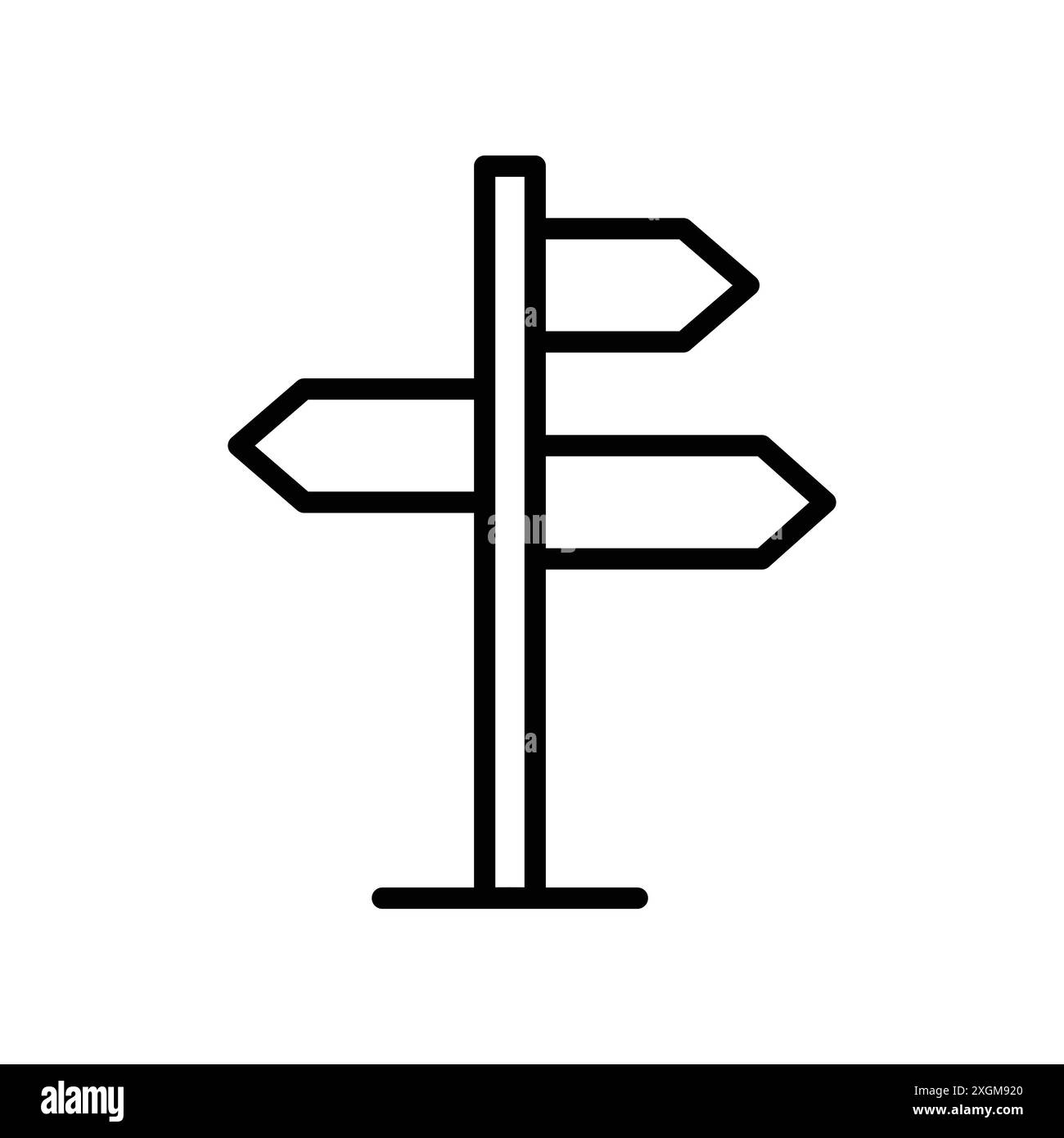 modello di disegno vettoriale dell'icona della segnaletica stradale su sfondo bianco Illustrazione Vettoriale