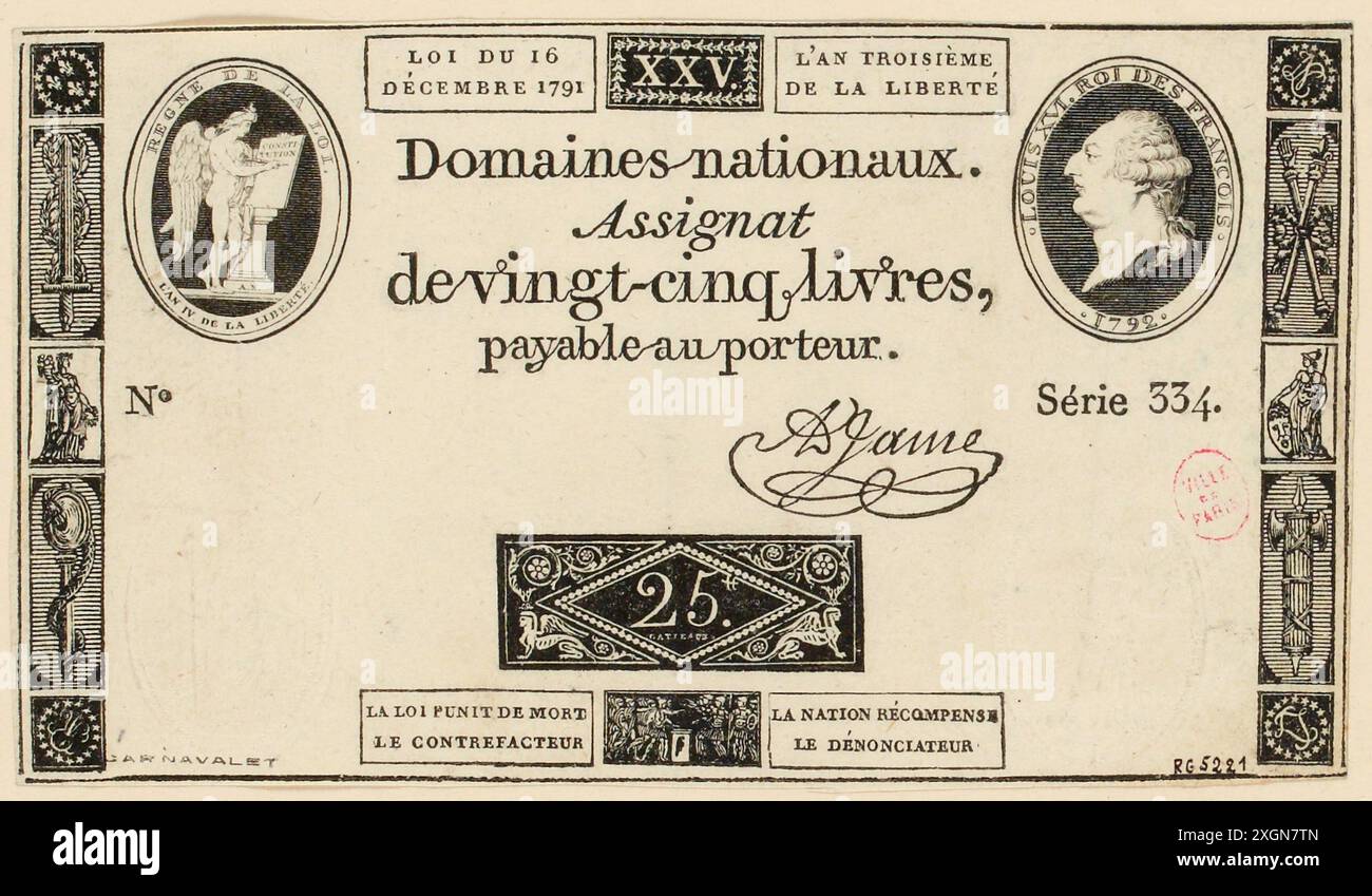 Saint-Aubin, Augustin de (Graveur) Foto Stock