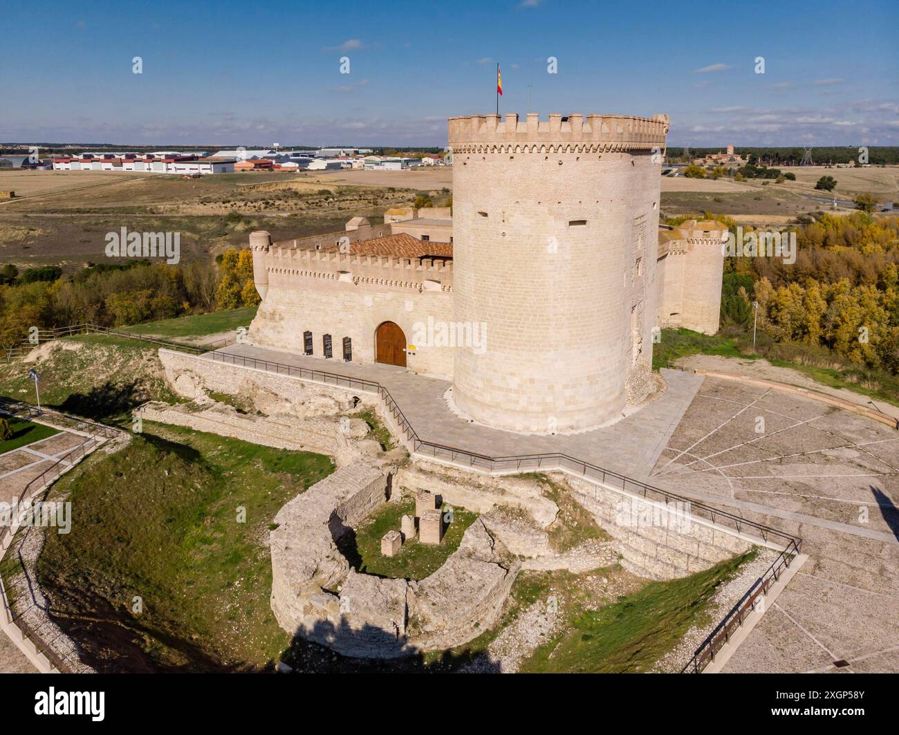 Castello di Arevalo, conosciuto come il Castello della Zuniga, XV secolo, Arevalo, provincia di Avila, Spagna Foto Stock