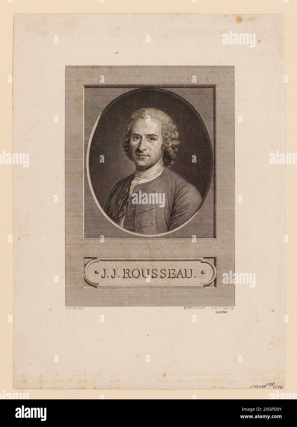 Saint-Aubin, Augustin de [d.1807-11-09] Foto Stock