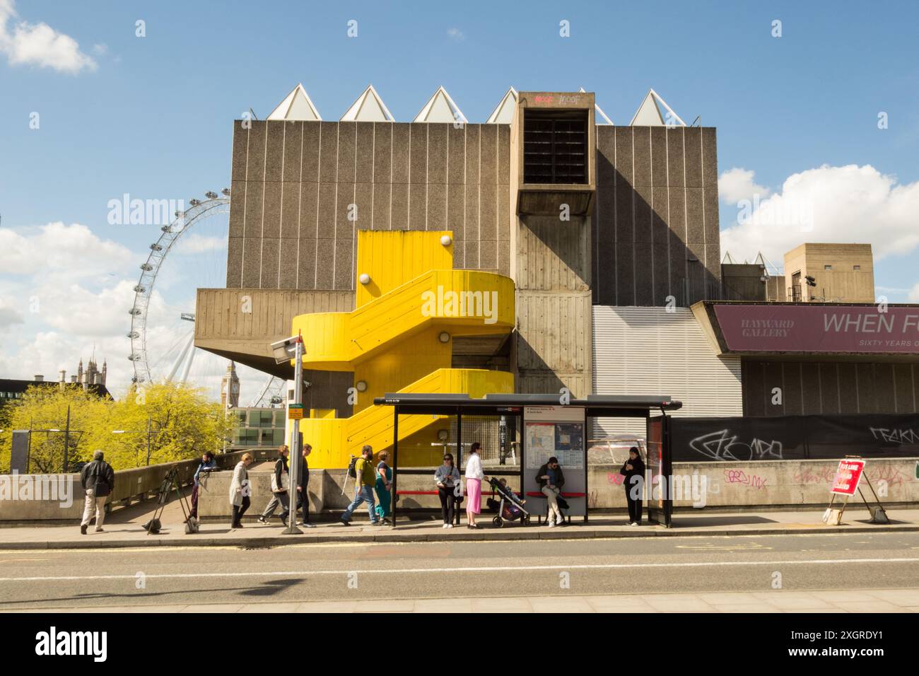 The Hayward Gallery, Southbank Centre, Waterloo Bridge, Londra, SE1, Inghilterra, Regno Unito Foto Stock