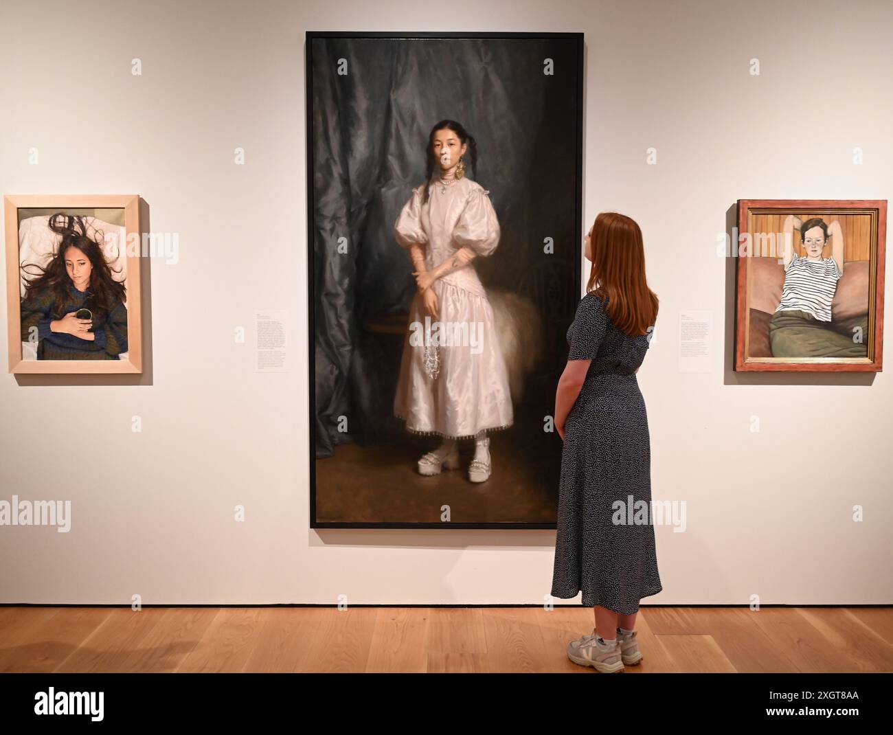 Antony Williams ha annunciato come vincitore del Herbert Smith Freehills Portrait Award 2024 il celebre concorso di pittura della National Portrait Gallery torna per il suo quarantaduesimo anno grazie al sostegno del nuovo sponsor principale, Herbert Smith Freehills. Rebecca Orcutt vince il Young Artist Award per il suo autoritratto prima che sia rovinato (o un lato medio non realizzato). La mostra è visitabile gratuitamente dall'11 luglio al 27 ottobre 2024. Foto Stock