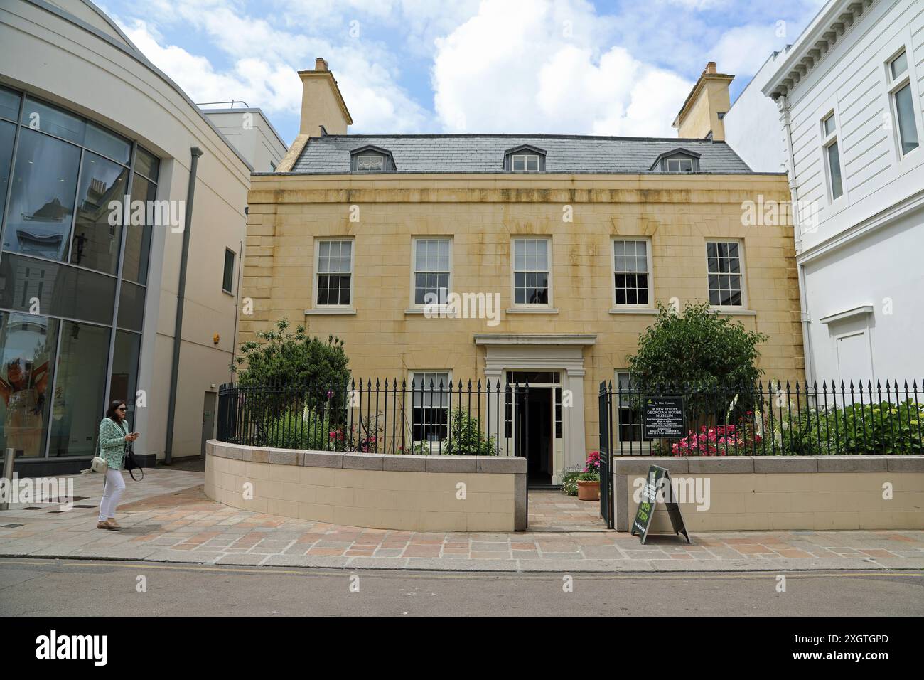 New Street a Saint Helier nel Jersey Foto Stock