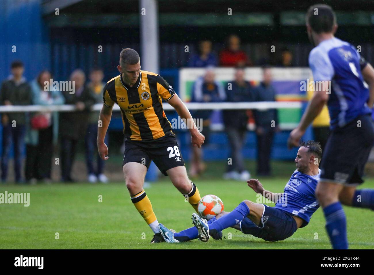 Boston Town vs Boston United, Tattershall Road, Boston, Lincolnshire, Regno Unito, 09.07.2024 Foto Stock