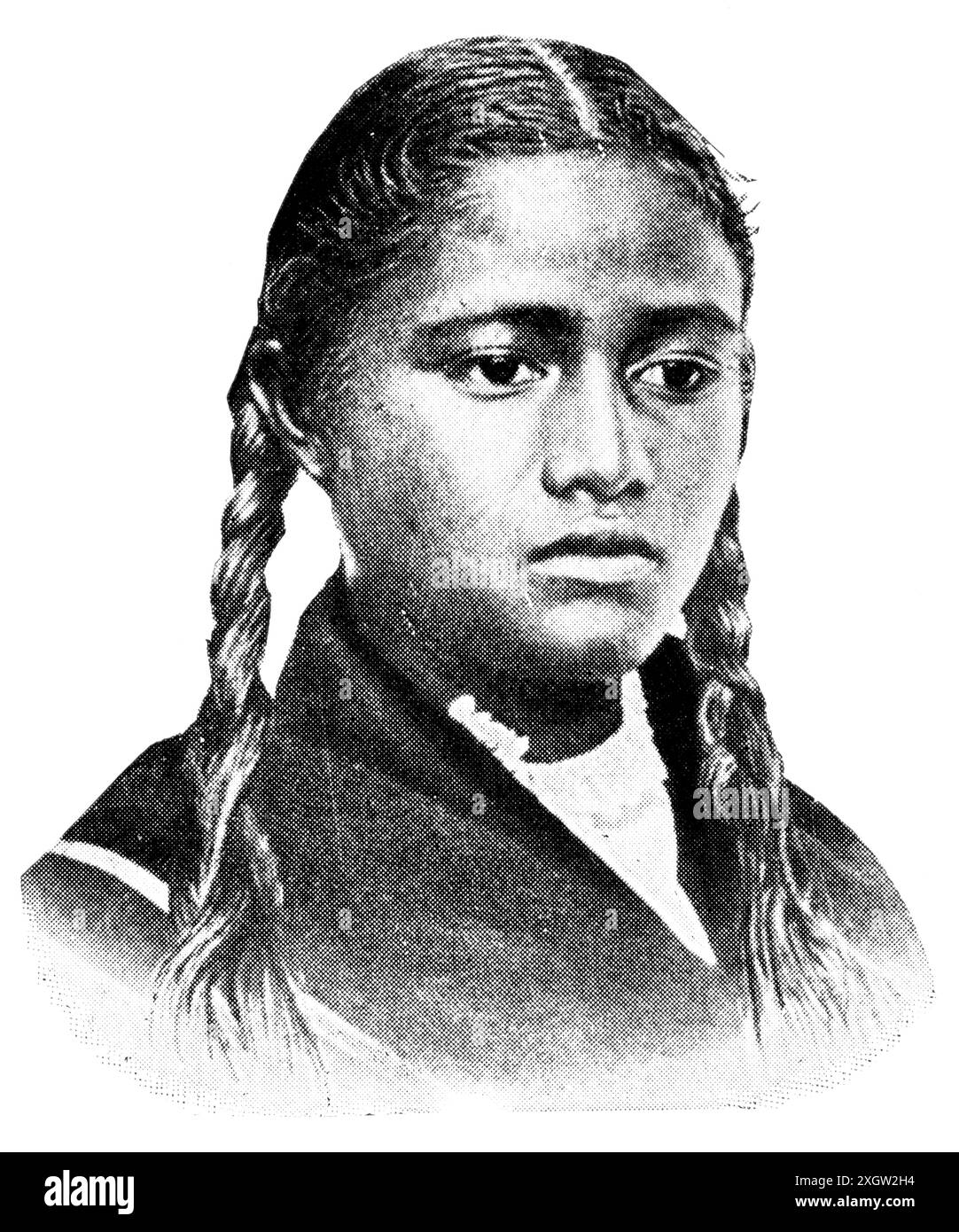 Il ritratto degli Hova, o liberi cittadini comuni, era una delle tre principali caste storiche del Regno di Merina del Madagascar. Foto Stock