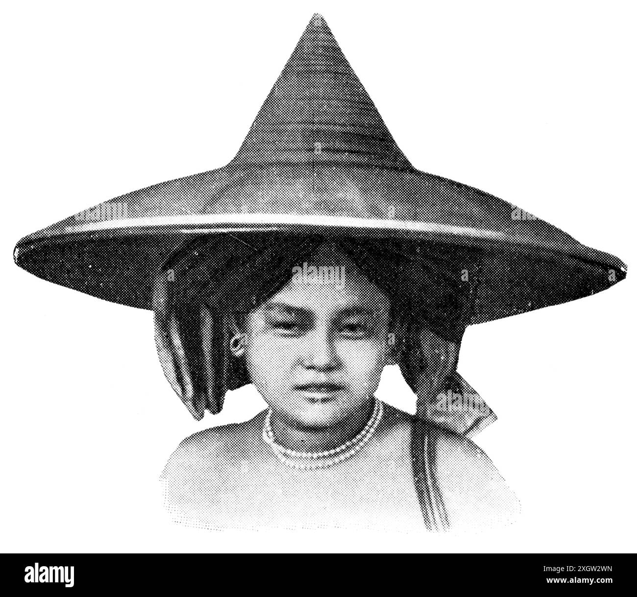 Popoli asiatici. I ritratti di Shan sono un gruppo etnico Tai del Sud-est asiatico. Foto Stock