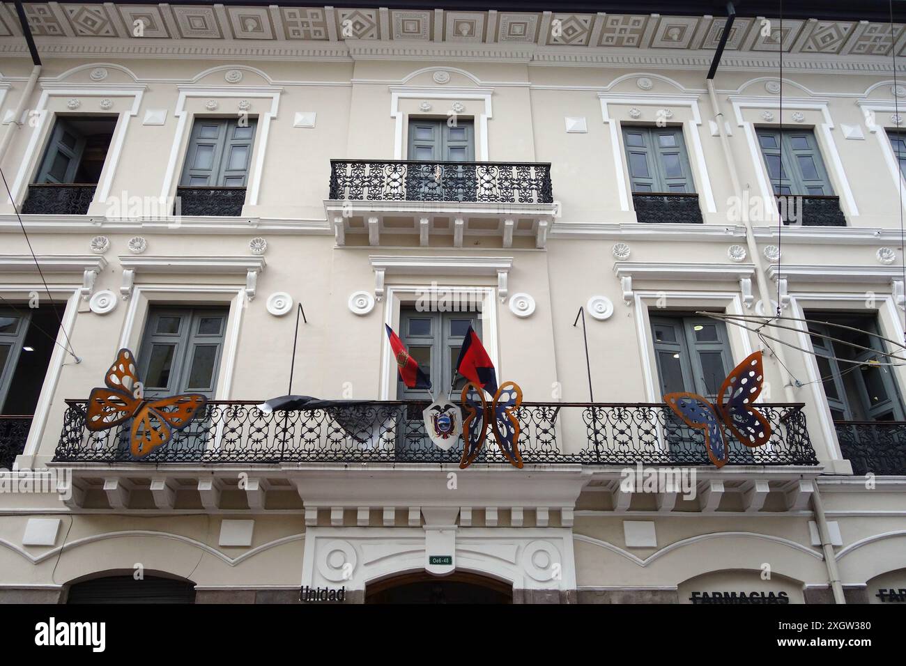 Centro città, Quito, Ecuador, Sud America, patrimonio dell'umanità dell'UNESCO Foto Stock