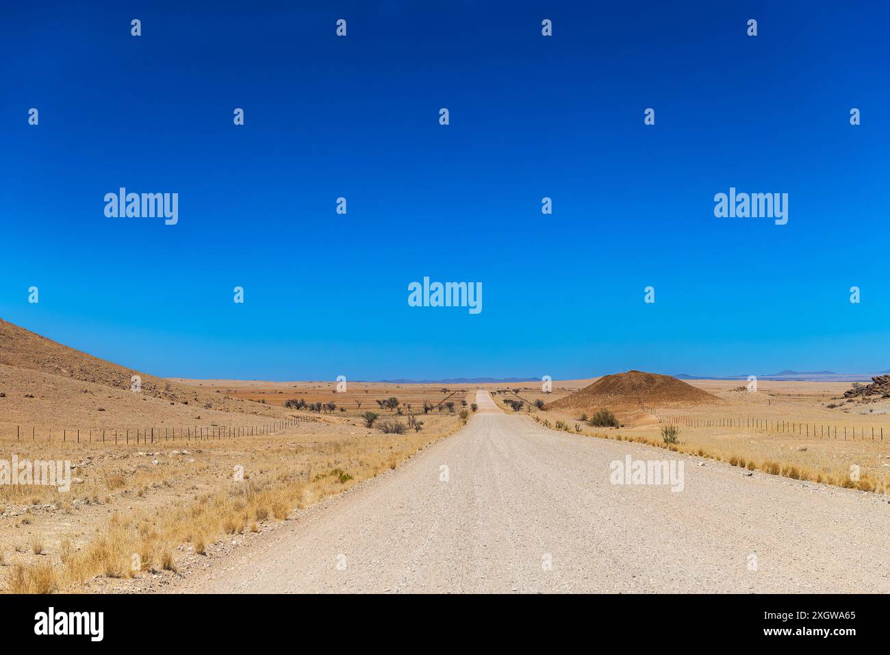 C 26 strada sterrata nel deserto del Namib, Namibia Foto Stock
