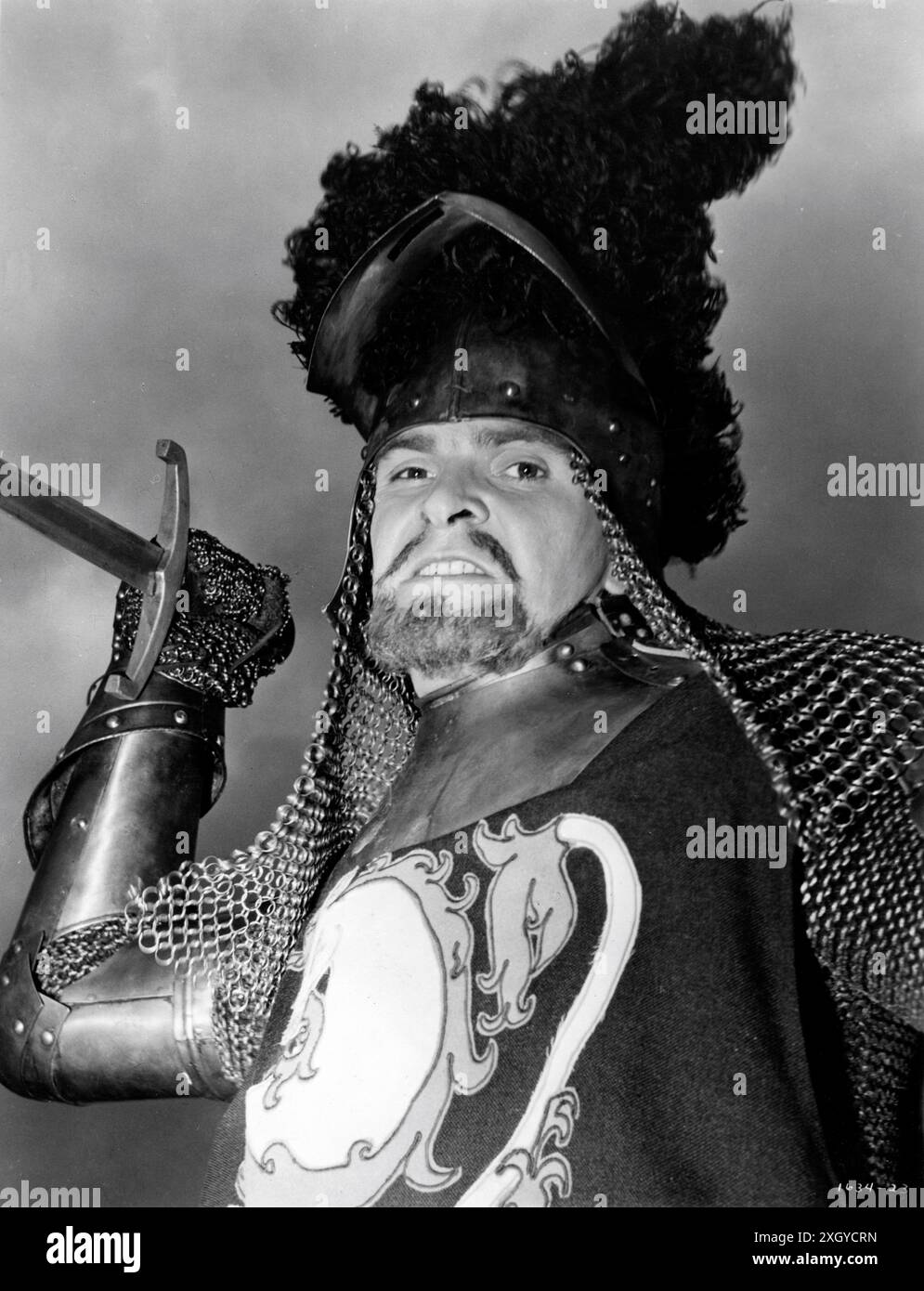 STANLEY BAKER interpreta Modred in CAVALIERI DELLA TAVOLA ROTONDA 1953 regista RICHARD THORPE basato su le morte D'Arthur di Sir Thomas Malory musica Miklos Rozsa costumi Roger K. Furse Metro Goldwyn Mayer (MGM) Foto Stock