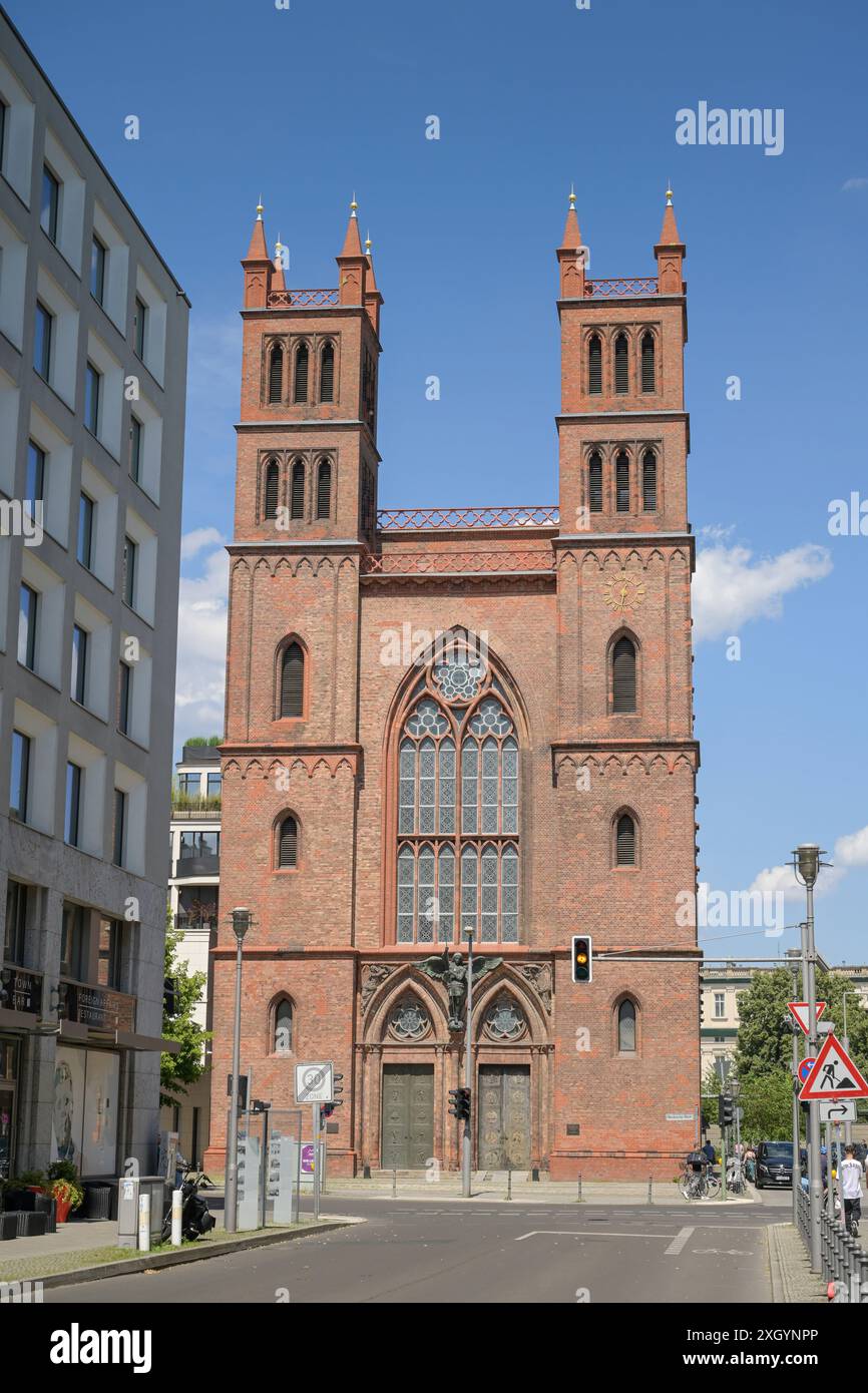 Friedrichswerdersche Kirche, Werderscher Markt, nel quartiere Mitte di Berlino, Deutschland Foto Stock