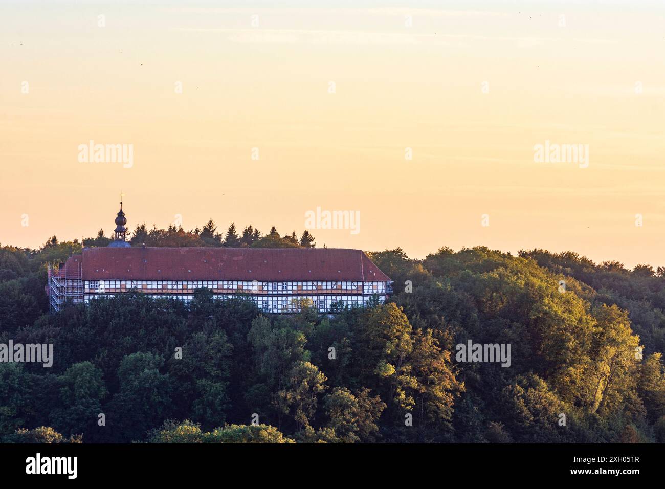 Castello Herzberg Castello Herzberg am Harz Harz Niedersachsen, bassa Sassonia Germania Foto Stock