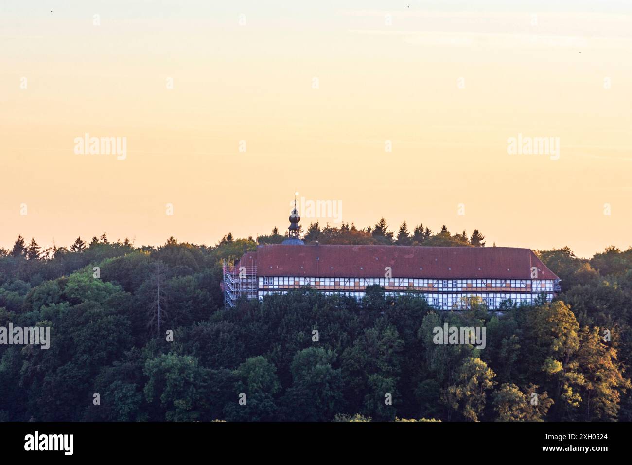 Castello Herzberg Castello Herzberg am Harz Harz Niedersachsen, bassa Sassonia Germania Foto Stock