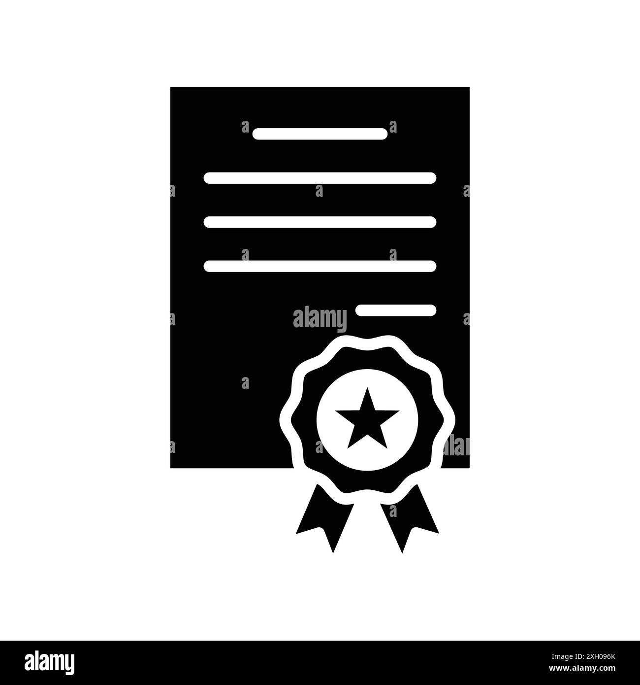 premio - modello di disegno vettoriale icona medaglia su sfondo bianco Illustrazione Vettoriale