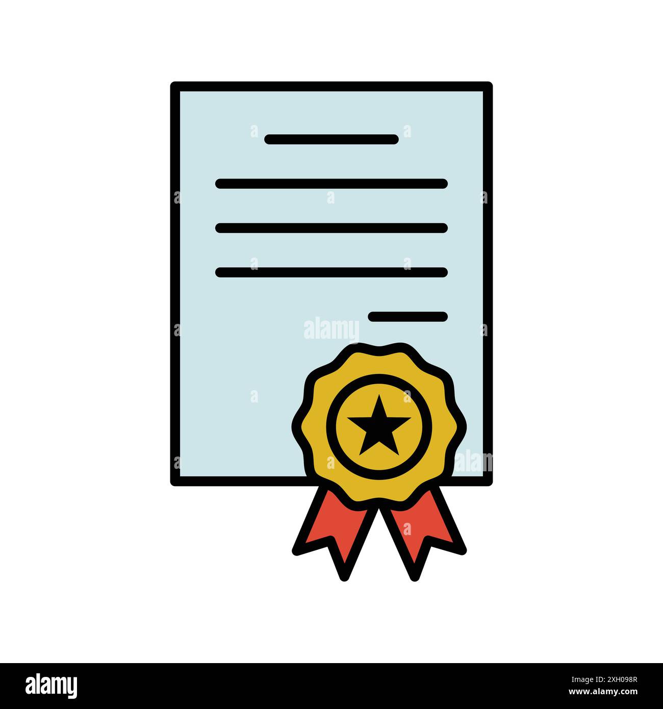 premio - modello di disegno vettoriale icona medaglia su sfondo bianco Illustrazione Vettoriale