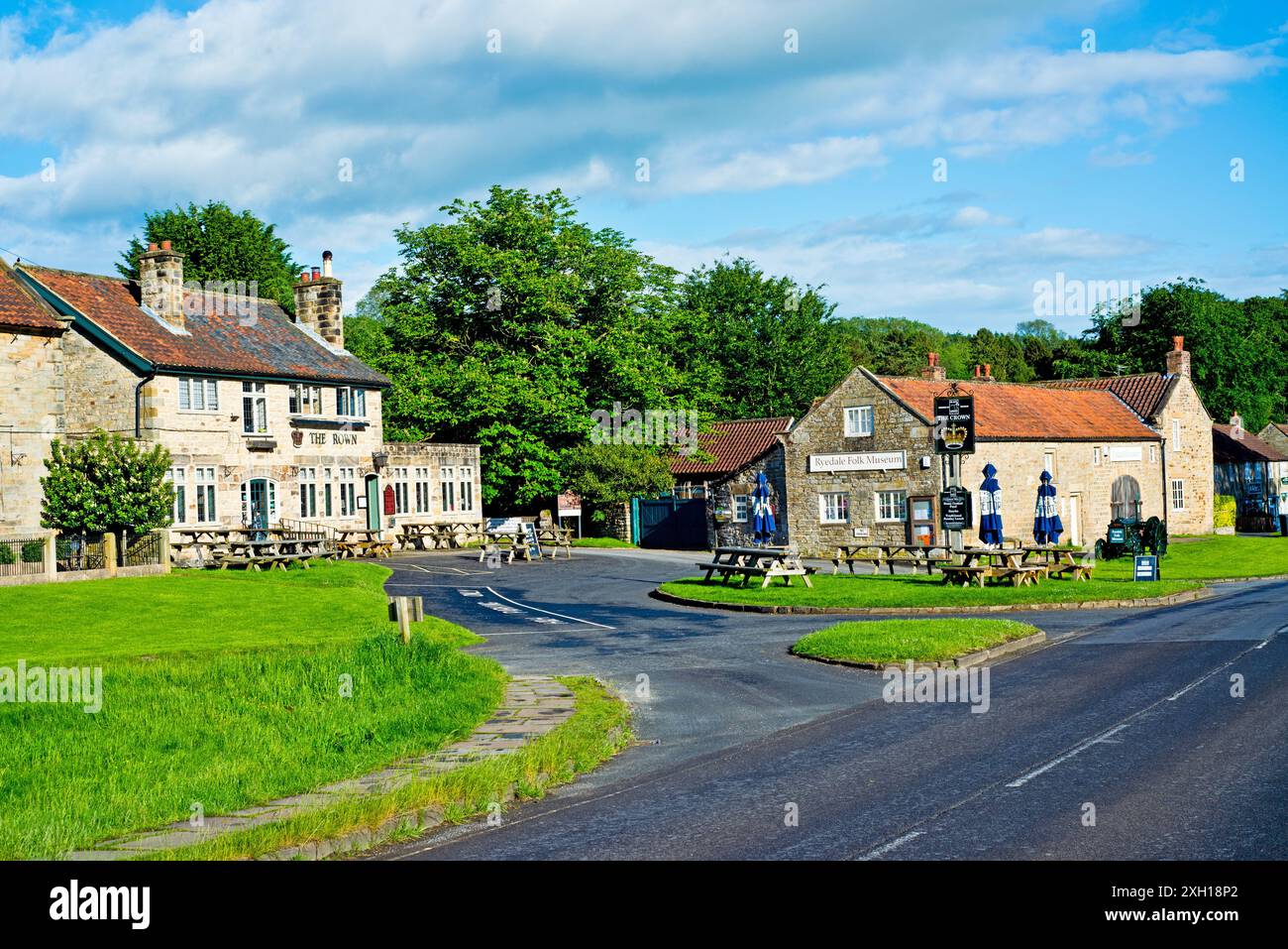 Hutton Le Hole, North Yorkshire, Inghilterra Foto Stock