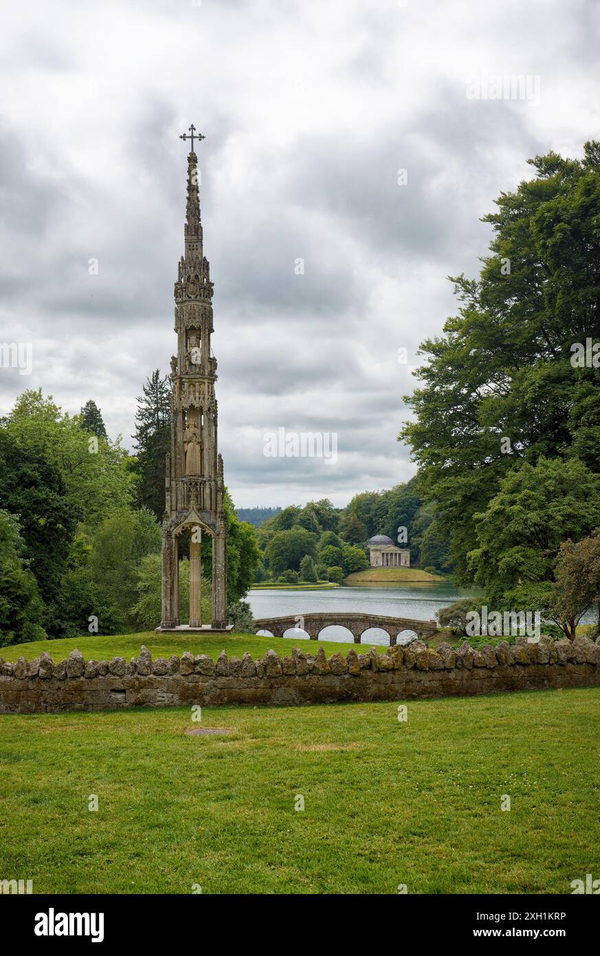 Stourhead, Warminster, Wiltshire, Regno Unito Foto Stock