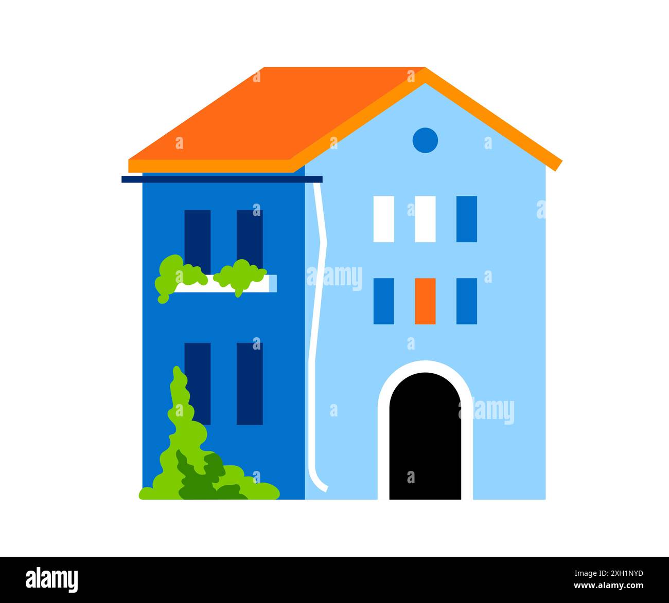 Guest House turca - moderno design piatto, immagine singola isolata Illustrazione Vettoriale