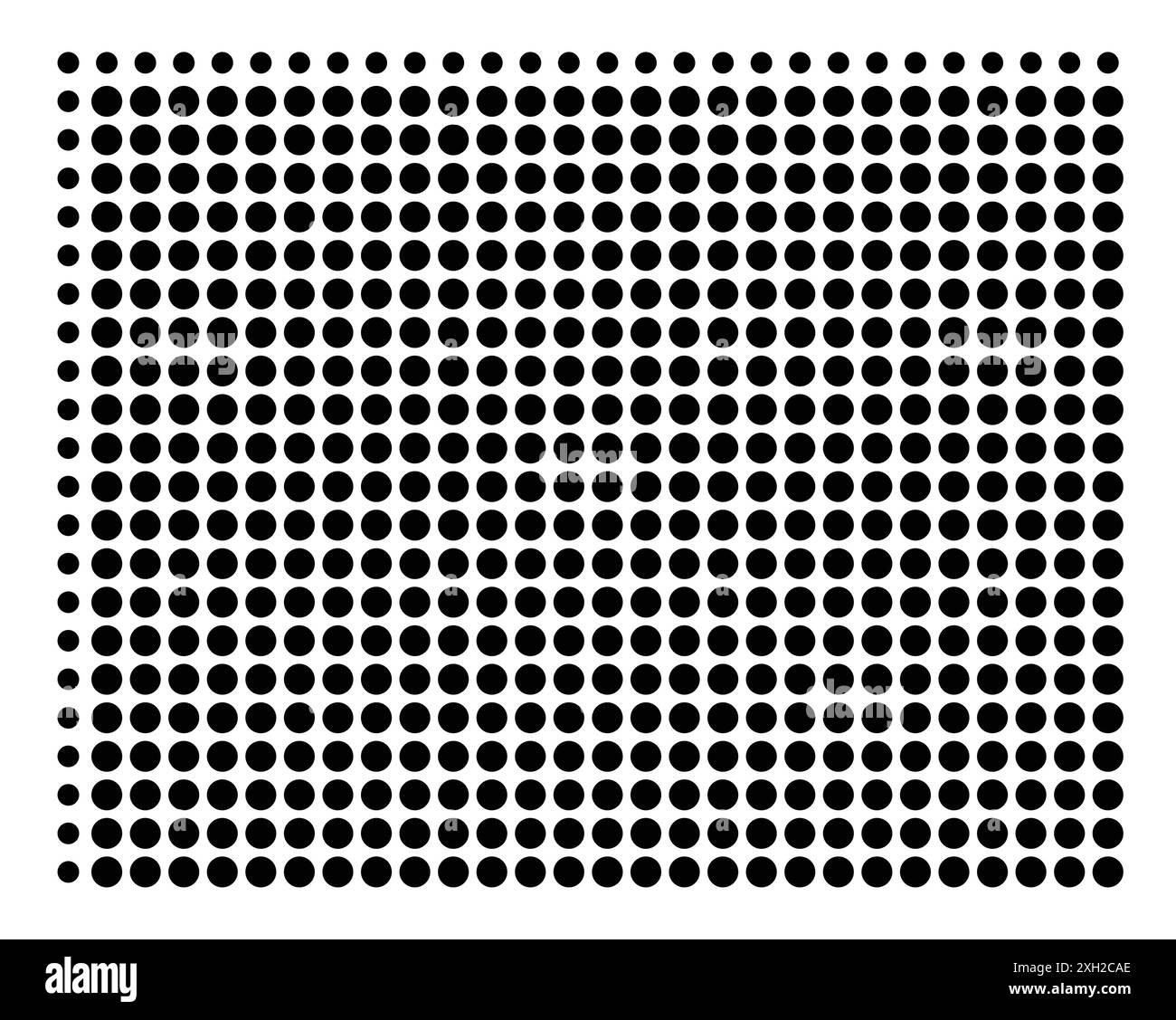 Mappa dei simboli dello Stato del Wyoming (Stati Uniti d'America) che mostra lo stato con un motivo di cerchi neri Illustrazione Vettoriale