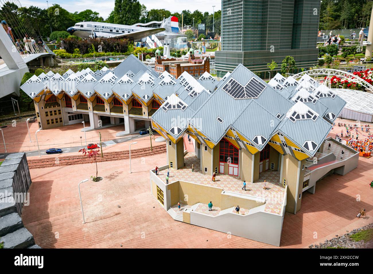 parco in miniatura madurodam con le case a forma di cubo nell'attrazione turistica dei paesi bassi Foto Stock parco in miniatura madurodam con le case a forma di cubo nell'attrazione turistica dei paesi bassi Foto Stock