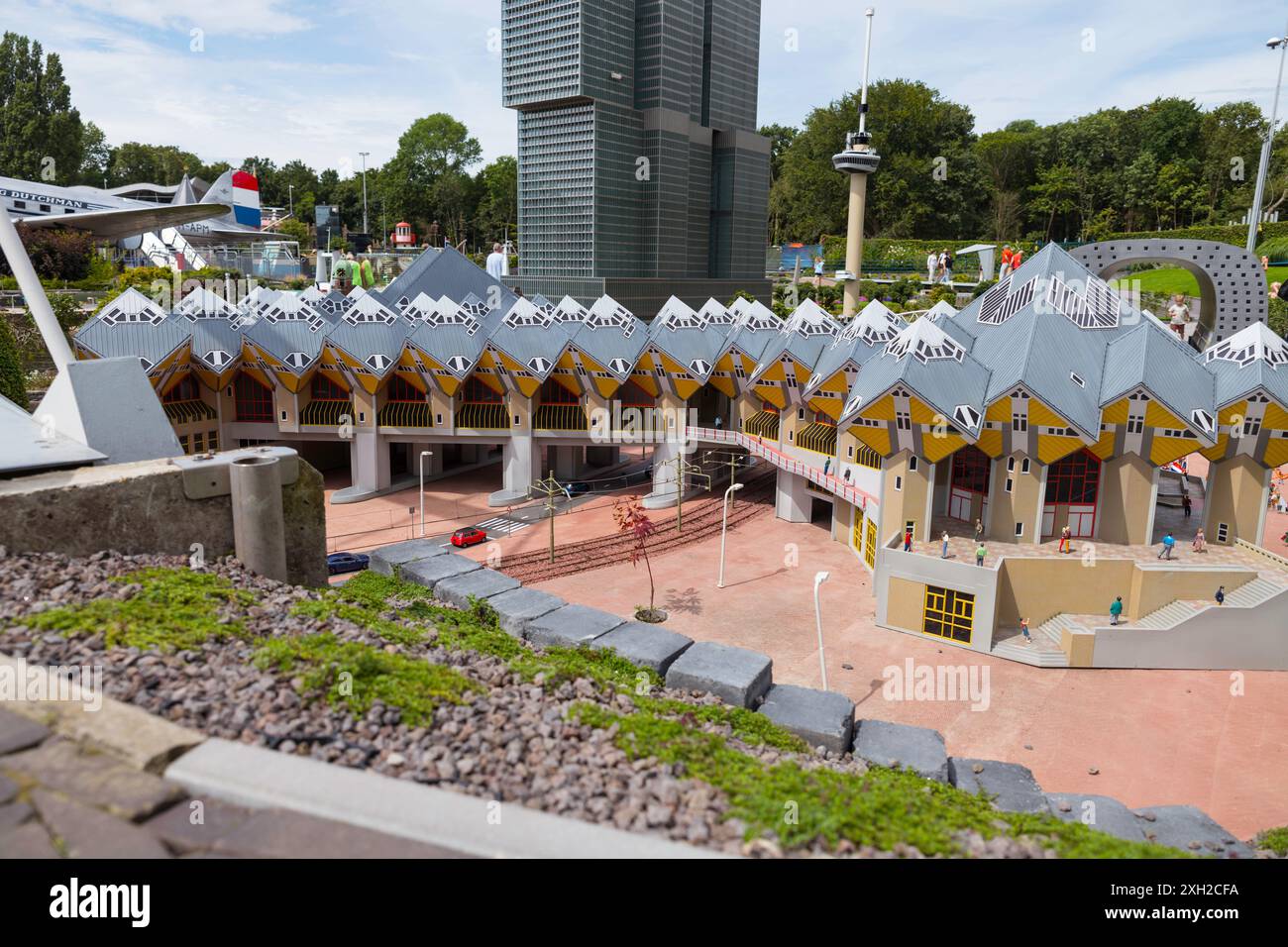 parco in miniatura madurodam con le case a forma di cubo nell'attrazione turistica dei paesi bassi Foto Stock parco in miniatura madurodam con le case a forma di cubo nell'attrazione turistica dei paesi bassi Foto Stock