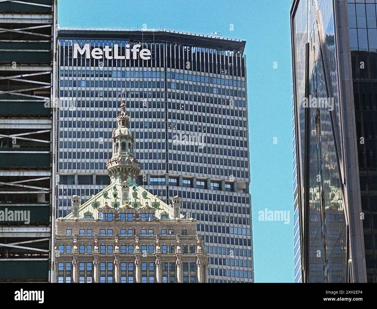 MetLife e Helmsley Buildings, New York, New York, Stati Uniti Foto Stock