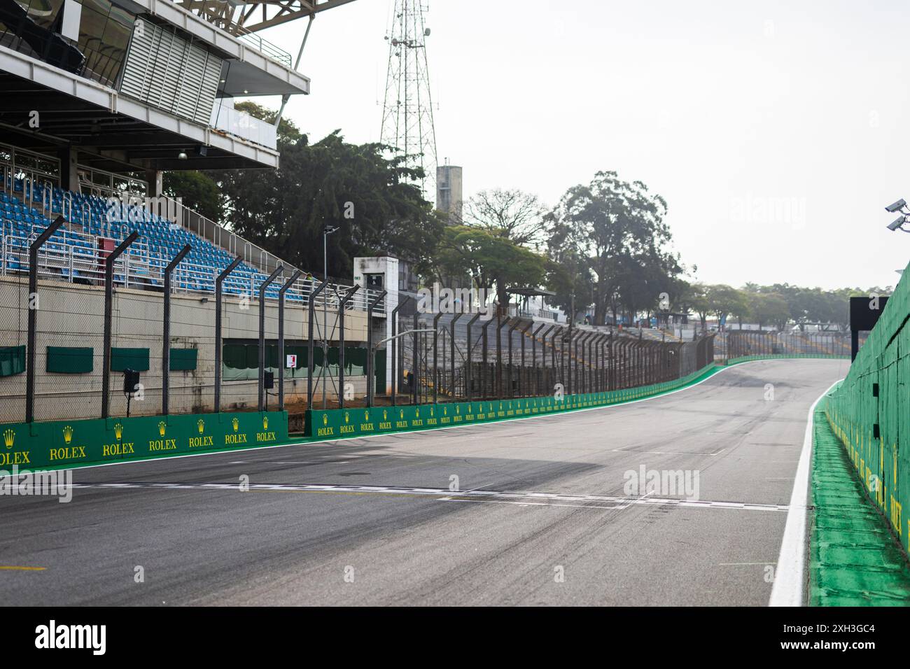 Interlagos, Brasile, 11/07/2024, illustrazione pista durante la 6 ore Rolex 2024 di San Paolo, 5° round del Campionato del mondo Endurance FIA 2024, dal 12 al 14 luglio 2024 sull'autodromo Jose Carlos Pace di Interlagos, Brasile Foto Stock