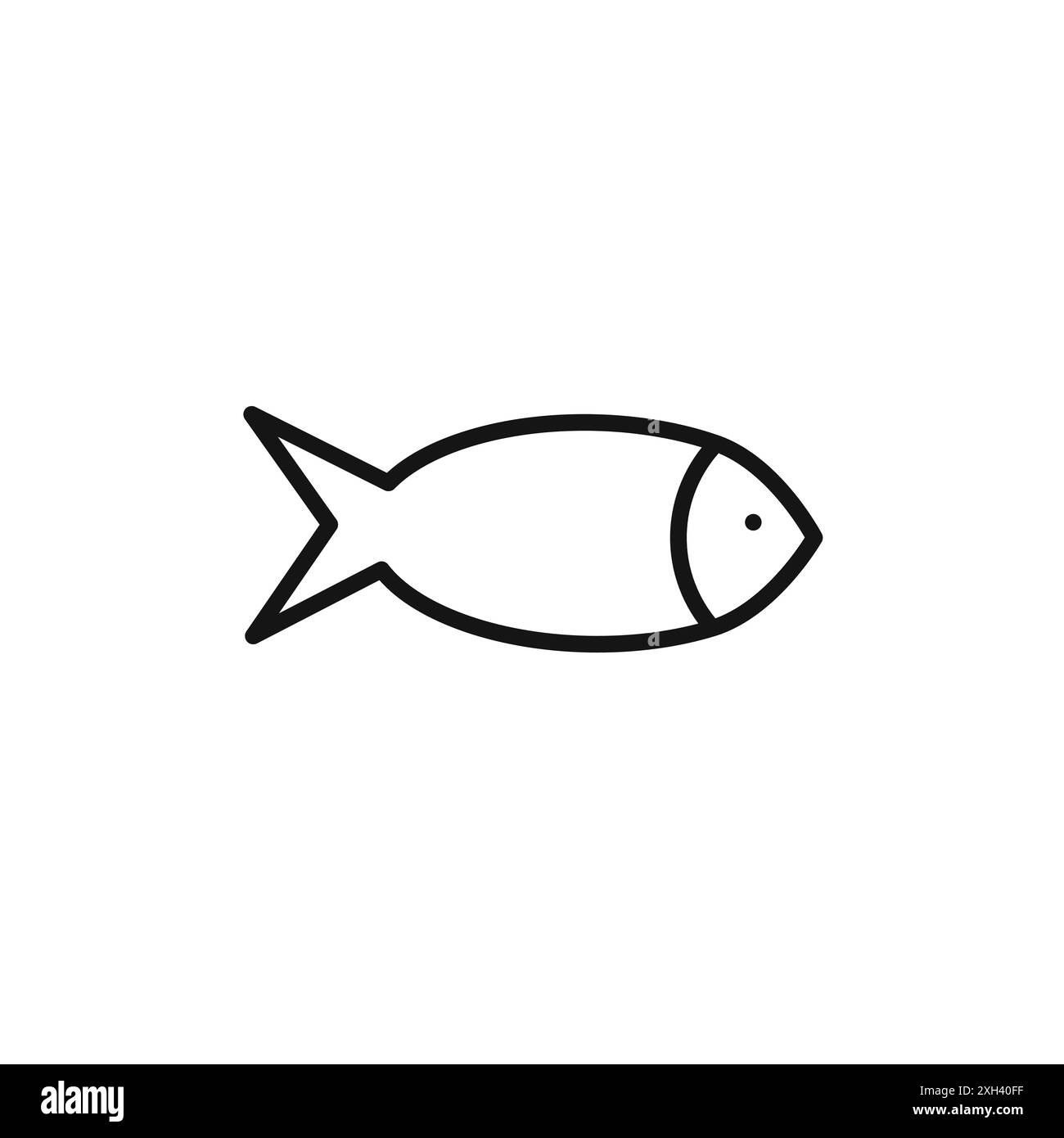 Icona BAT Ray Fish bordo vettoriale del logo in bianco e nero Illustrazione Vettoriale