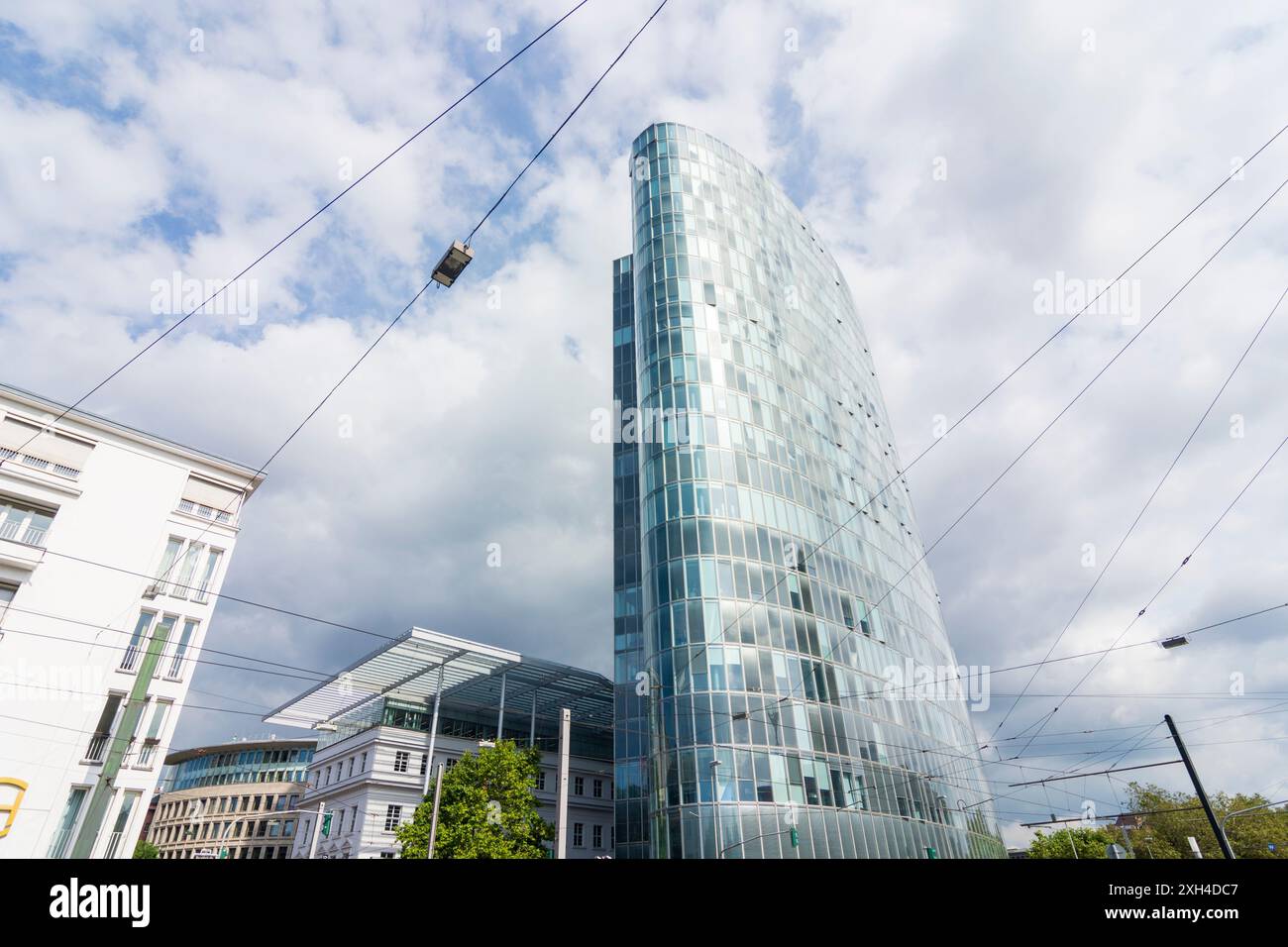 Düsseldorf: Grattacielo GAP 15 a Düsseldorf und Neanderland, Nordrhein-Westfalen, Renania settentrionale-Vestfalia, Germania Foto Stock