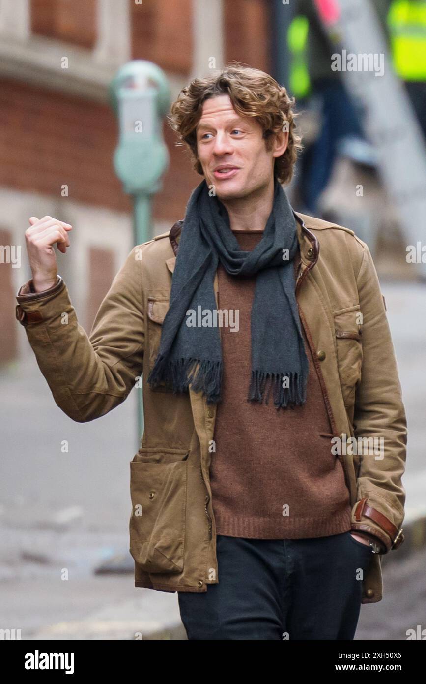 James Norton spara al Bob Marley Bio PIC Foto Stock