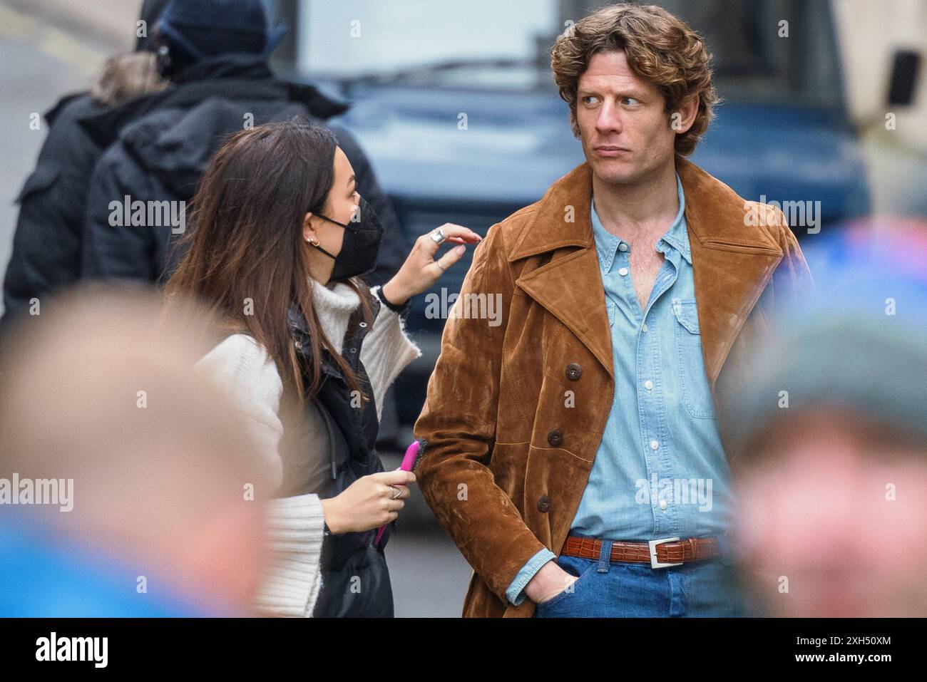James Norton spara al Bob Marley Bio PIC Foto Stock