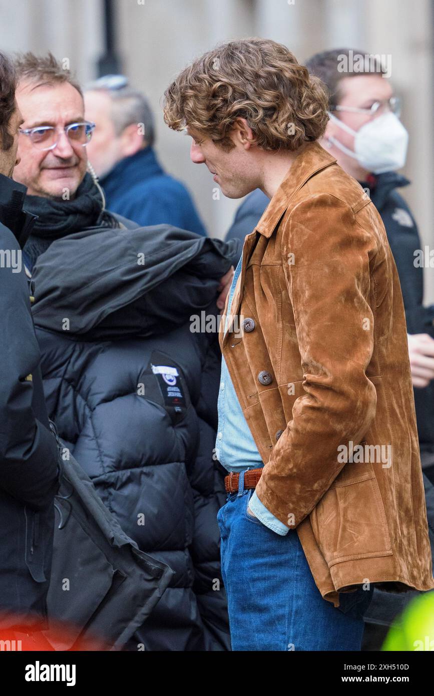 James Norton spara al Bob Marley Bio PIC Foto Stock