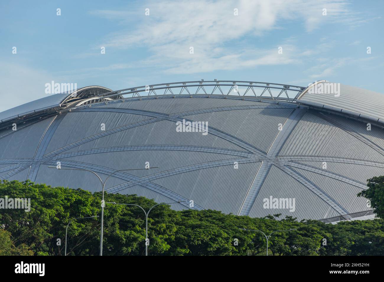 Il Kallang è uno stadio polivalente. Serve come eventi sportivi, stile di vita e intrattenimento del paese per persone provenienti da tutto il mondo. Foto Stock