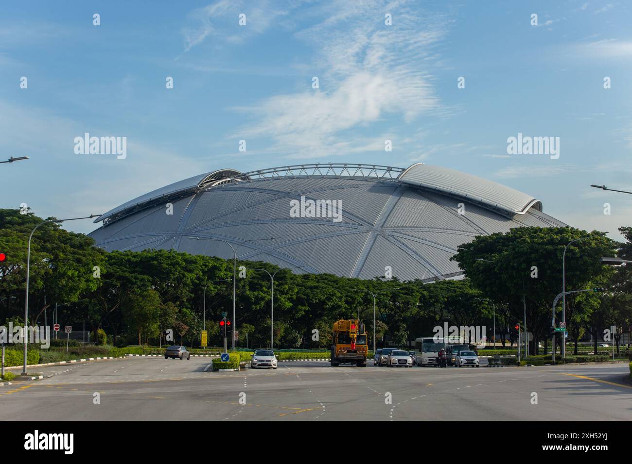 Il Kallang è uno stadio polivalente. Serve come eventi sportivi, stile di vita e intrattenimento del paese per persone provenienti da tutto il mondo. Foto Stock