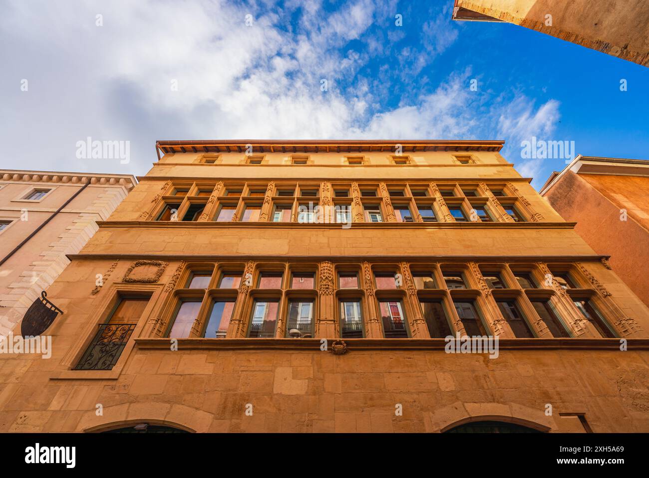 Lione, Francia. 11 giugno 2024. La casa del cameriere nel quartiere Vieux Lyon, Francia Foto Stock