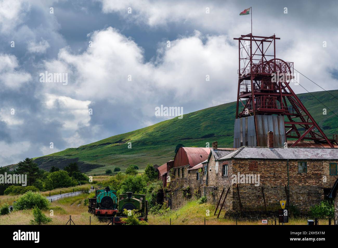 Big Pit National Mining Museum of Wales, Blaenafon, South Wales Foto Stock